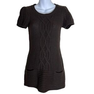 Express Brown Cable Knit Sweater